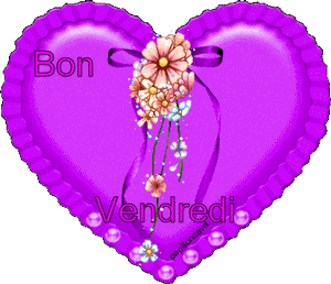 Gif animé Bon vendredi coeur